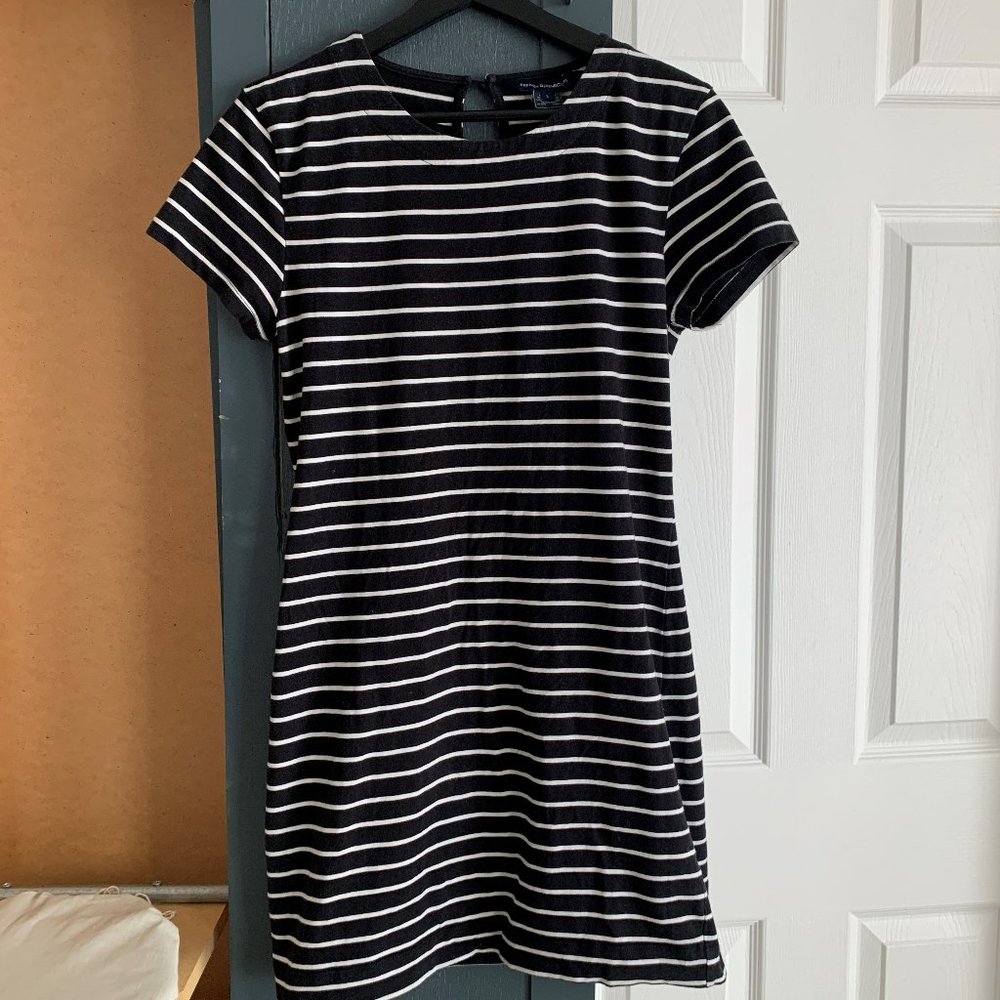 French Connection Striped Bodycon Dress